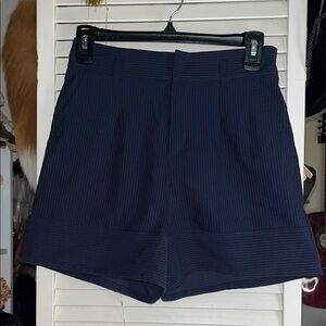 High Waist Navy Blue Women’s Golf Shorts